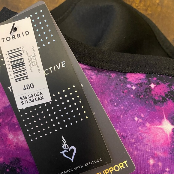 Torrid Galaxy medium support bra - Picture 6 of 11